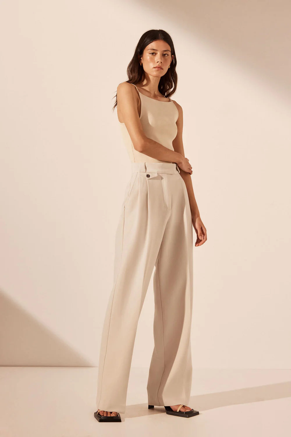HIGH WAISTED TAILORED PANT IRENA