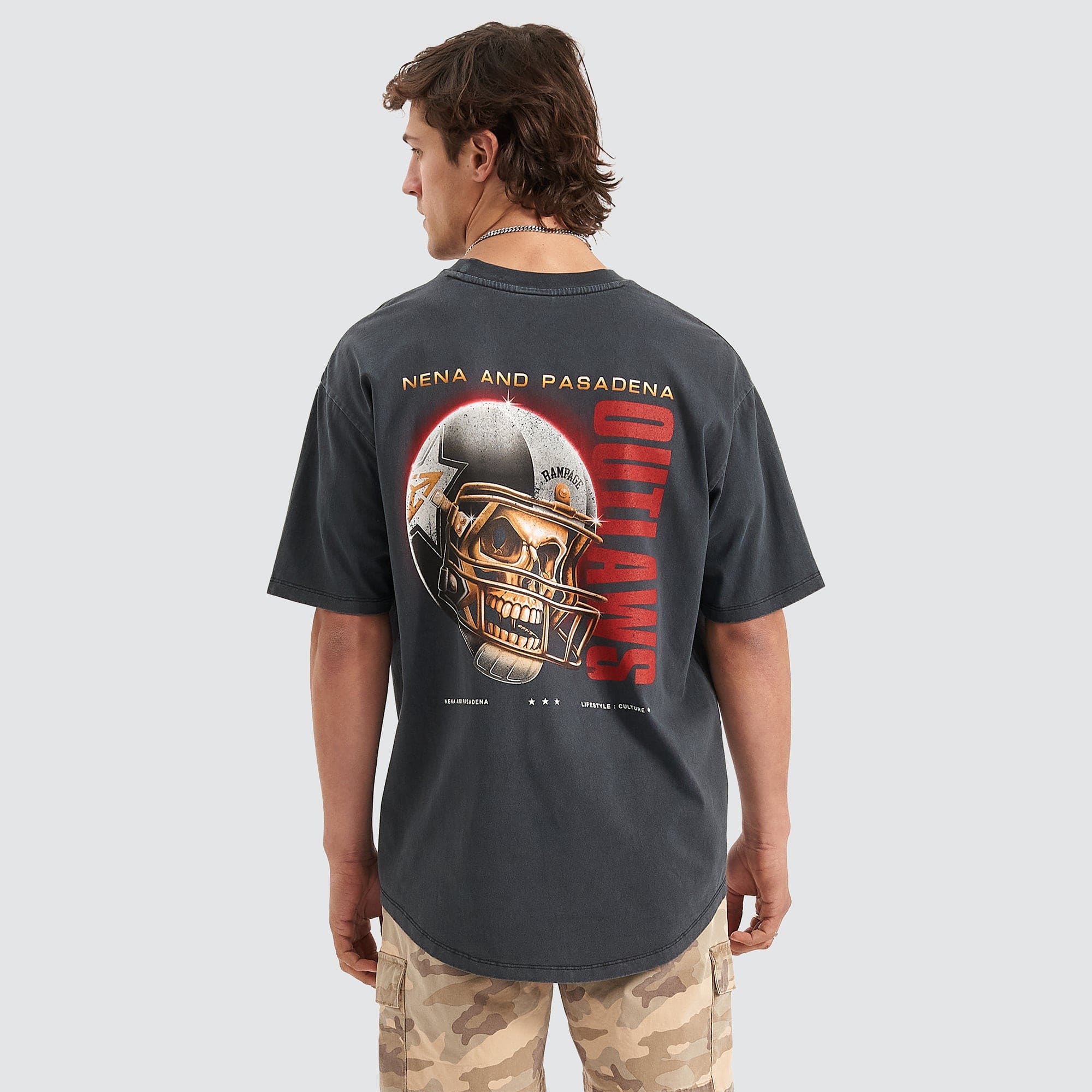 NXP OUTLAWS HEAVY BOX FIT SCOOP TEE